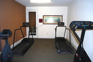 Fitness Room with multiple workout machines